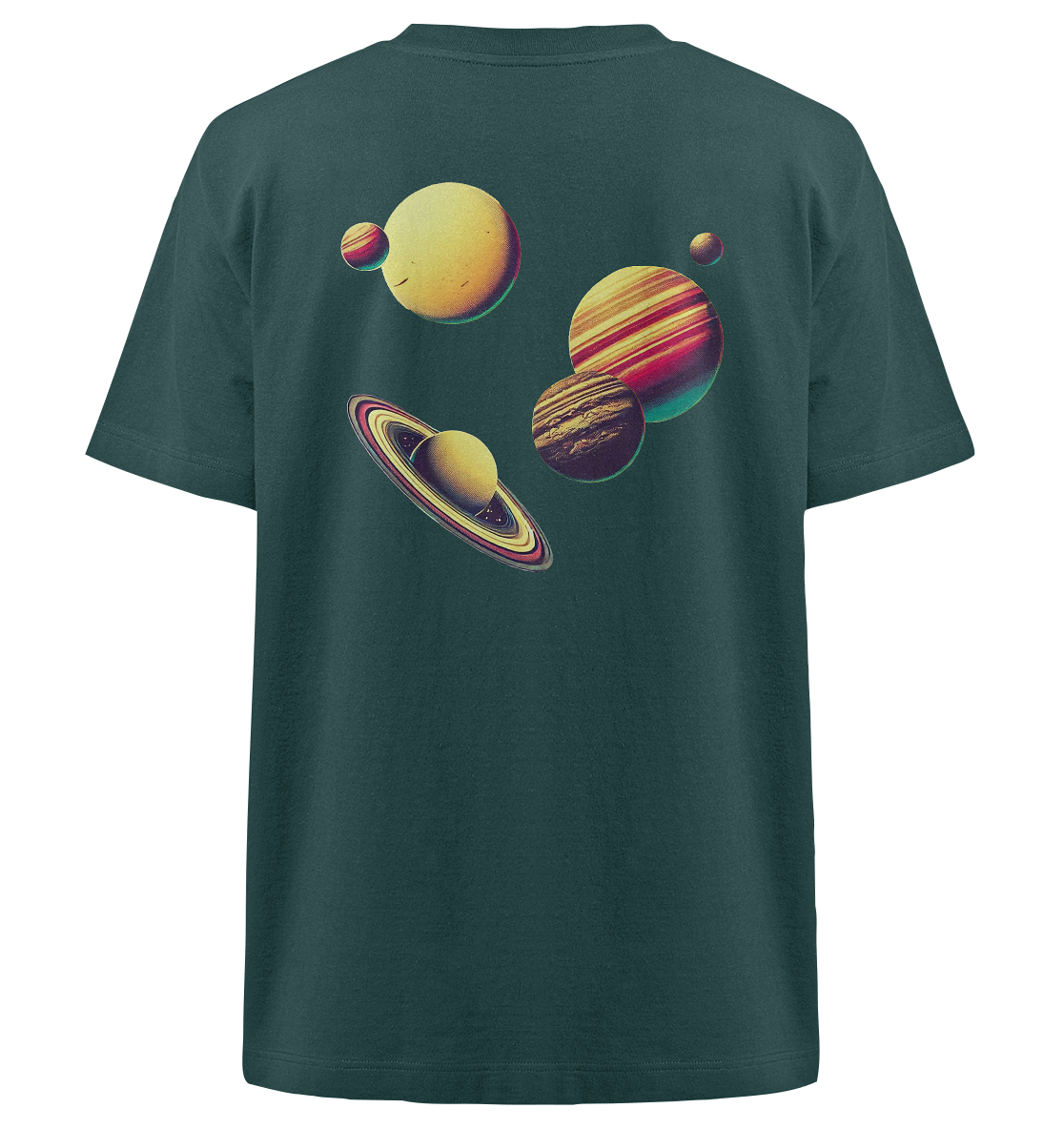 Floating Planets - Heavy Oversized Organic Shirt