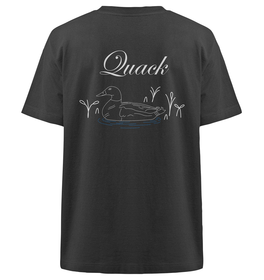 Quack Duck - dark colors - Heavy Oversized Organic Shirt