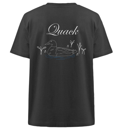 Quack Duck - dark colors - Heavy Oversized Organic Shirt