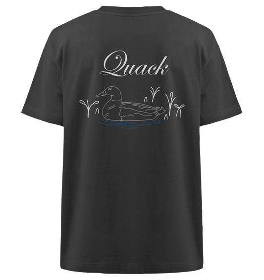 Quack Duck - dark colors - Heavy Oversized Organic Shirt