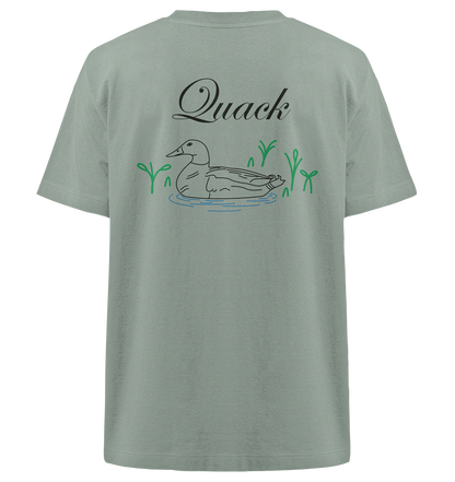 Quack Duck - light colors - Heavy Oversized Organic Shirt