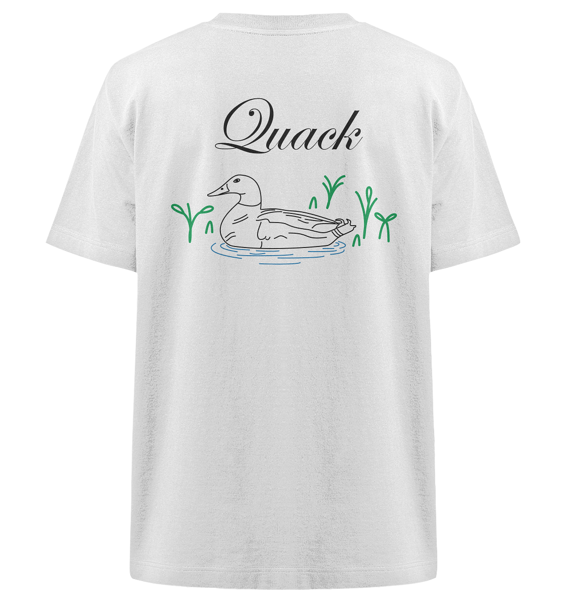 Quack Duck - light colors - Heavy Oversized Organic Shirt