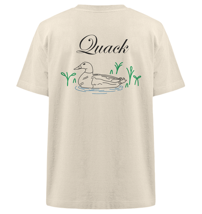 Quack Duck - light colors - Heavy Oversized Organic Shirt