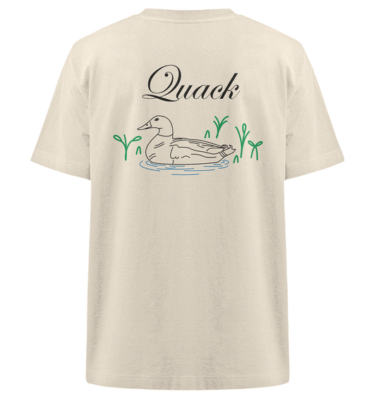 Quack Duck - light colors - Heavy Oversized Organic Shirt